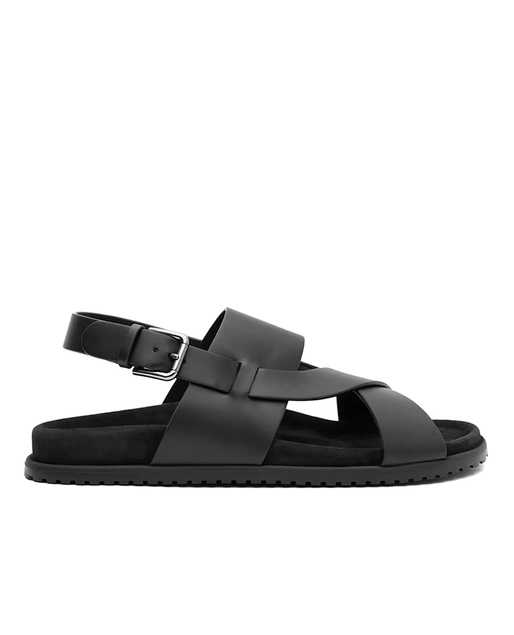 Сандалі DG Casual із телячої шкіри Dolce&Gabbana A80568-A0118, чорний колір • Купити в інтернет-магазині Kameron