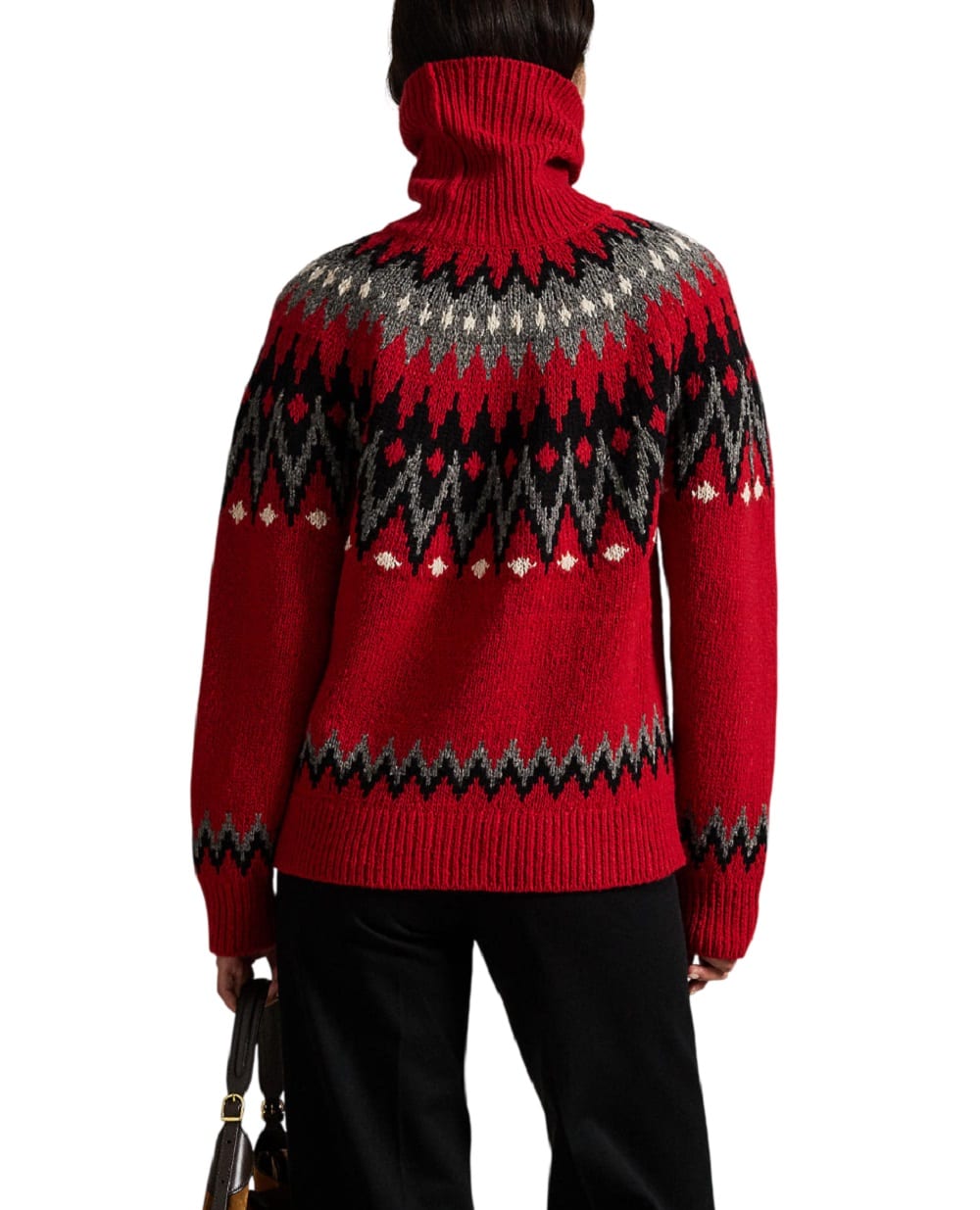 Свитер из шерсти Polo Ralph Lauren 211978318001, красный цвет • Купить в интернет-магазине Kameron
