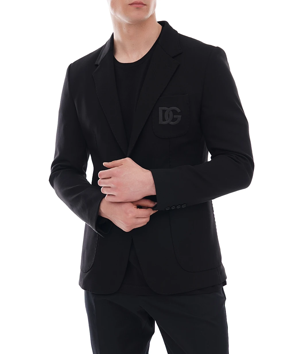 Пиджак Dolce&Gabbana G2PT9Z-FUGP0, черный цвет • Купить в интернет-магазине Kameron