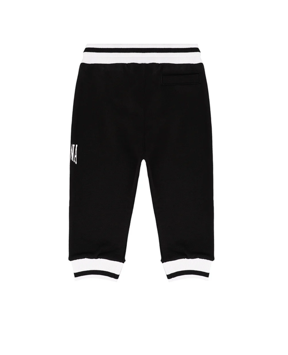 Детские спортивные брюки (костюм) Dolce&Gabbana Kids L4JPFE-G7N1J-S, черный цвет • Купить в интернет-магазине Kameron