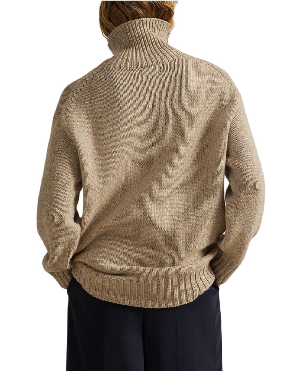 Свитер из шерсти и кашемира Polo Ralph Lauren 211978309001, бежевый цвет • Купить в интернет-магазине Kameron