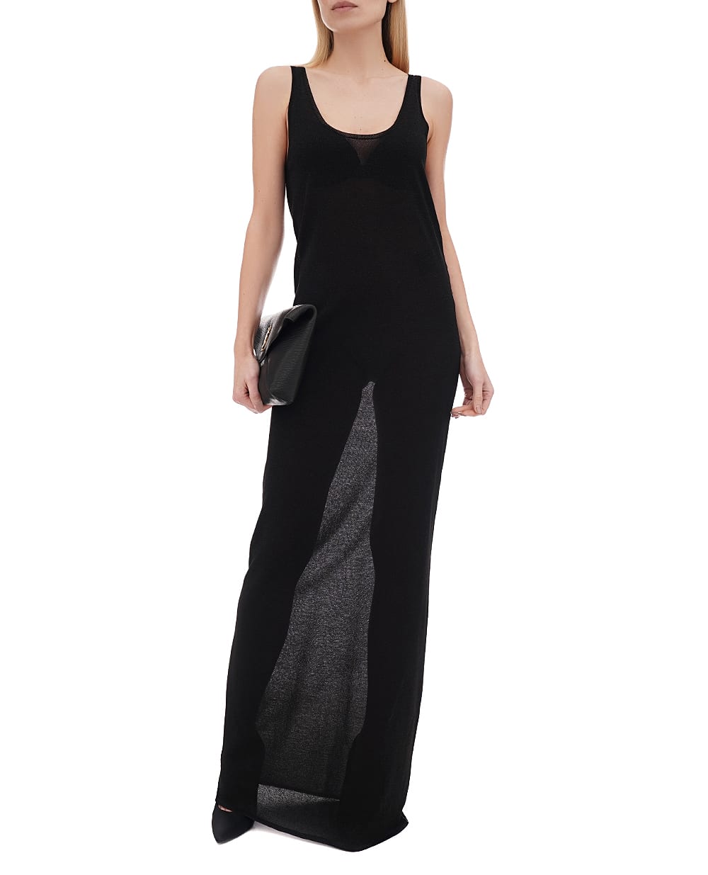 Платье Saint Laurent 822231-Y76ZC, черный цвет • Купить в интернет-магазине Kameron