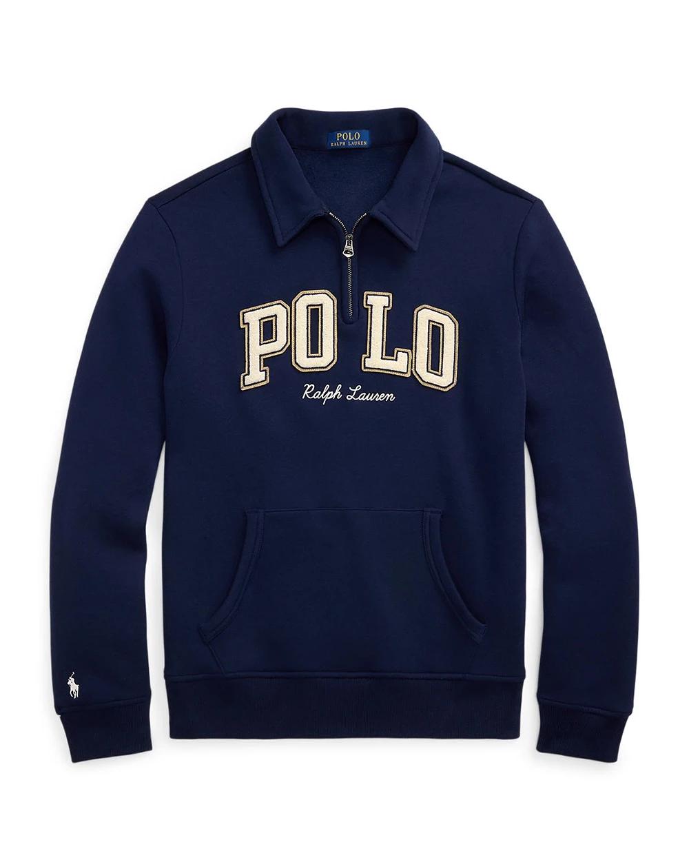 Толстовка флисовая Polo Ralph Lauren 710981150002, синий цвет • Купить в интернет-магазине Kameron