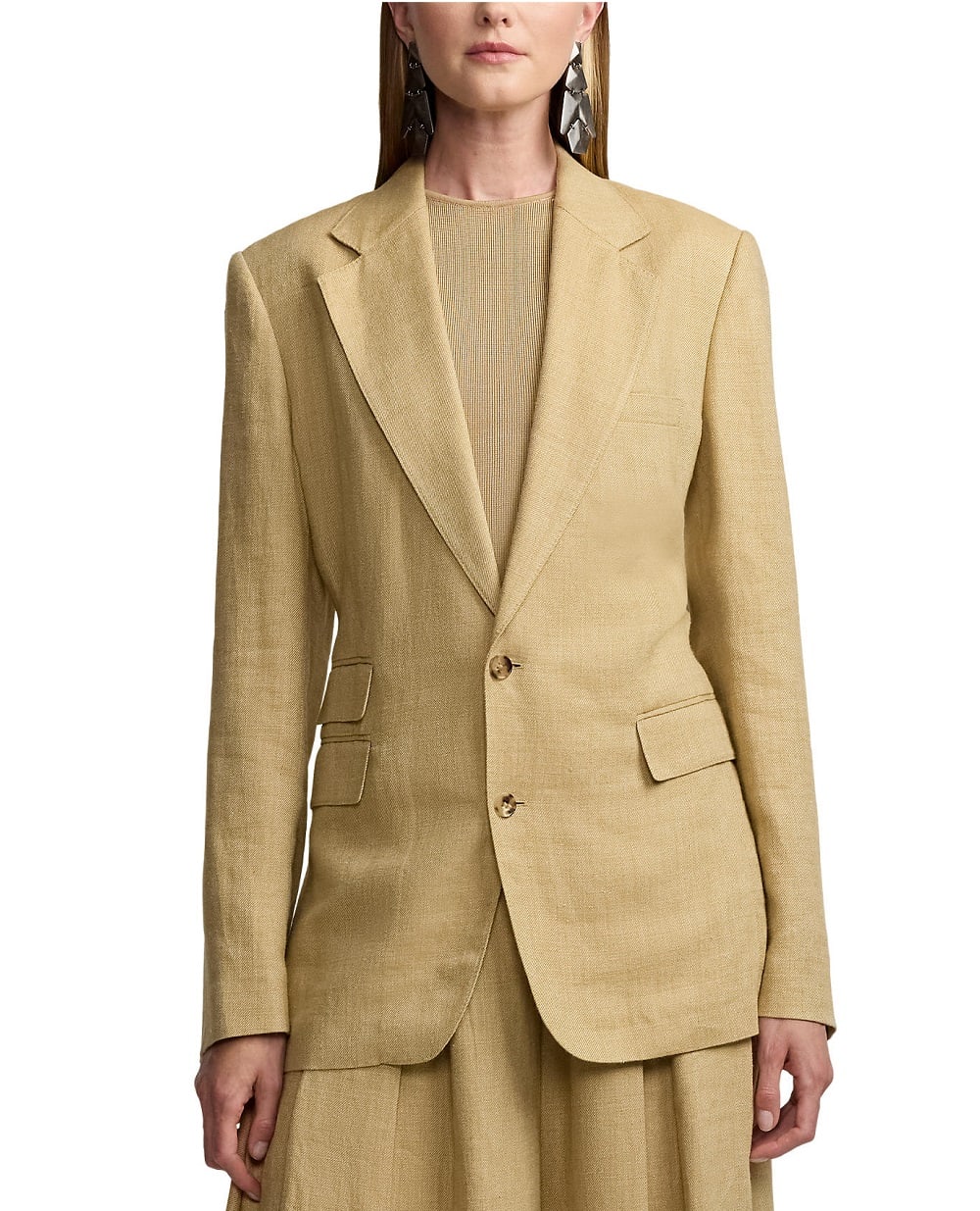 Жакет Ralph Lauren Collection 290967320001, бежевый цвет • Купить в интернет-магазине Kameron