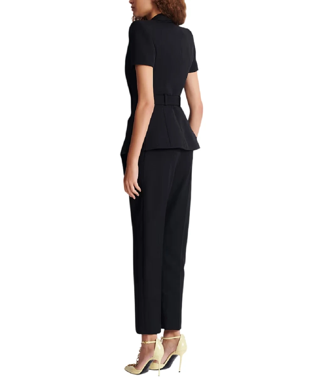 Жакет Grain de Poudre из шерсти Balmain GF1SB225ME54, черный цвет • Купить в интернет-магазине Kameron