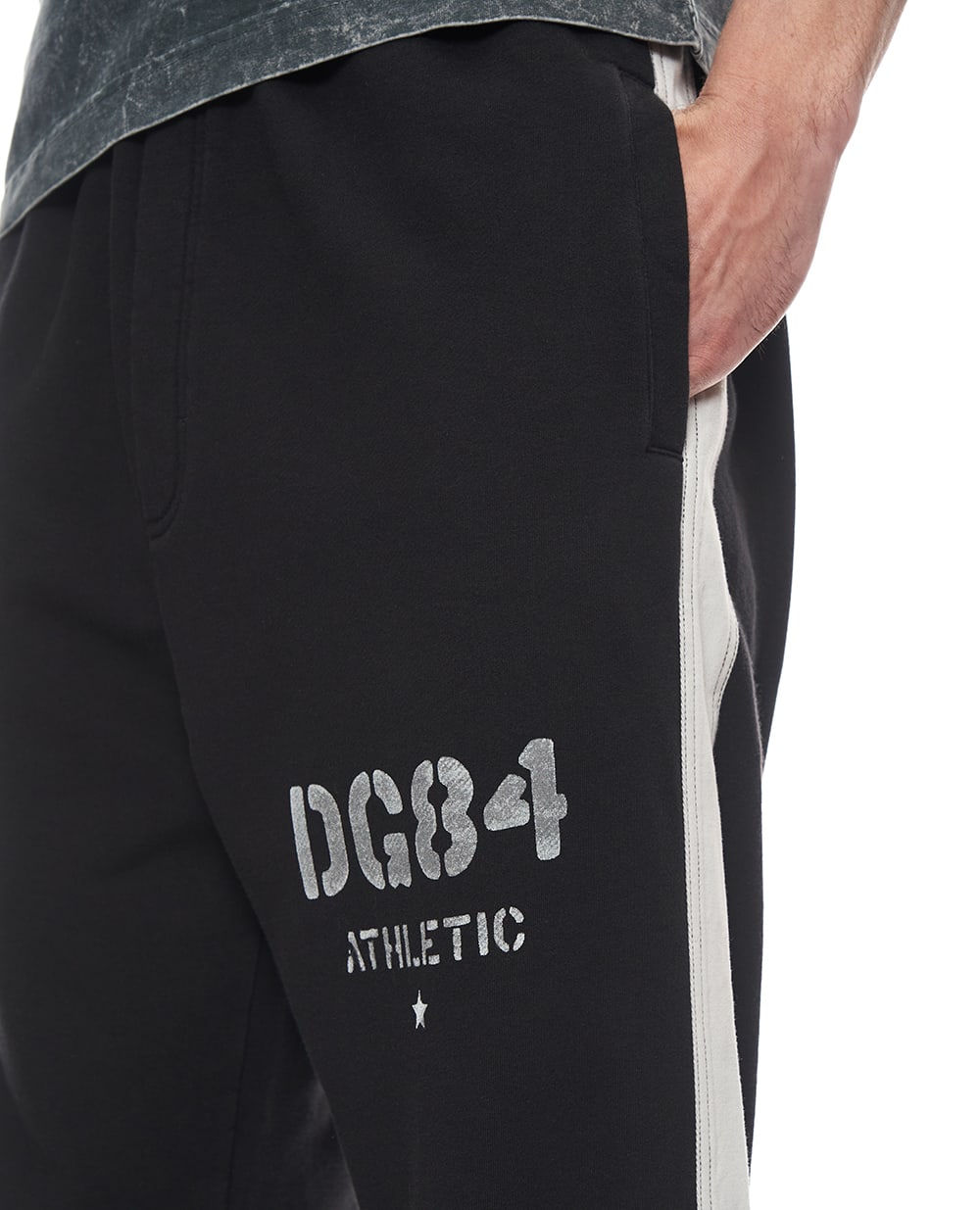 Спортивные брюки (костюм) Dolce&Gabbana GP1K5T-G7PPD, черный цвет • Купить в интернет-магазине Kameron