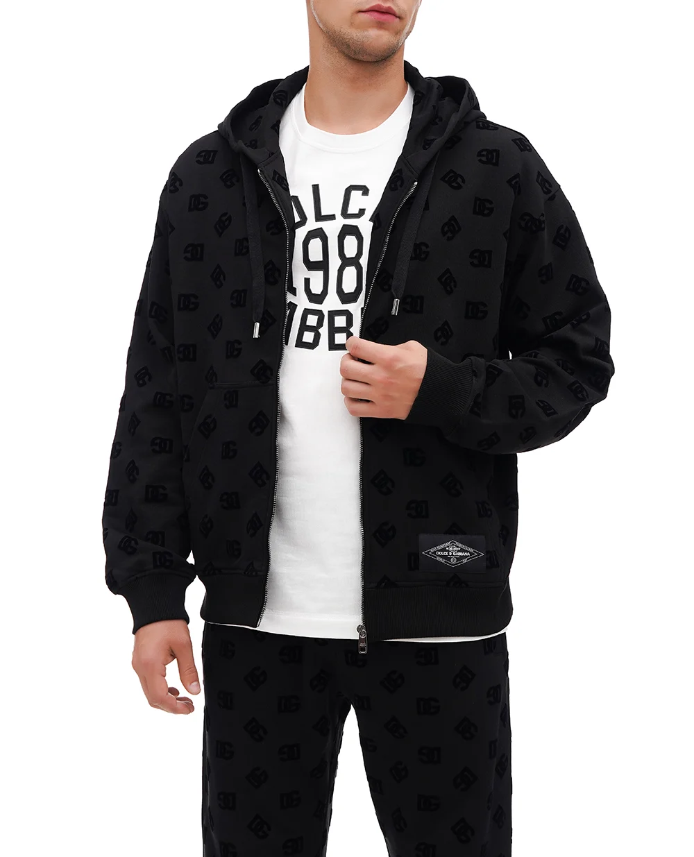 Толстовка (костюм) Dolce&Gabbana G9AIYT-G7NWD, черный цвет • Купить в интернет-магазине Kameron