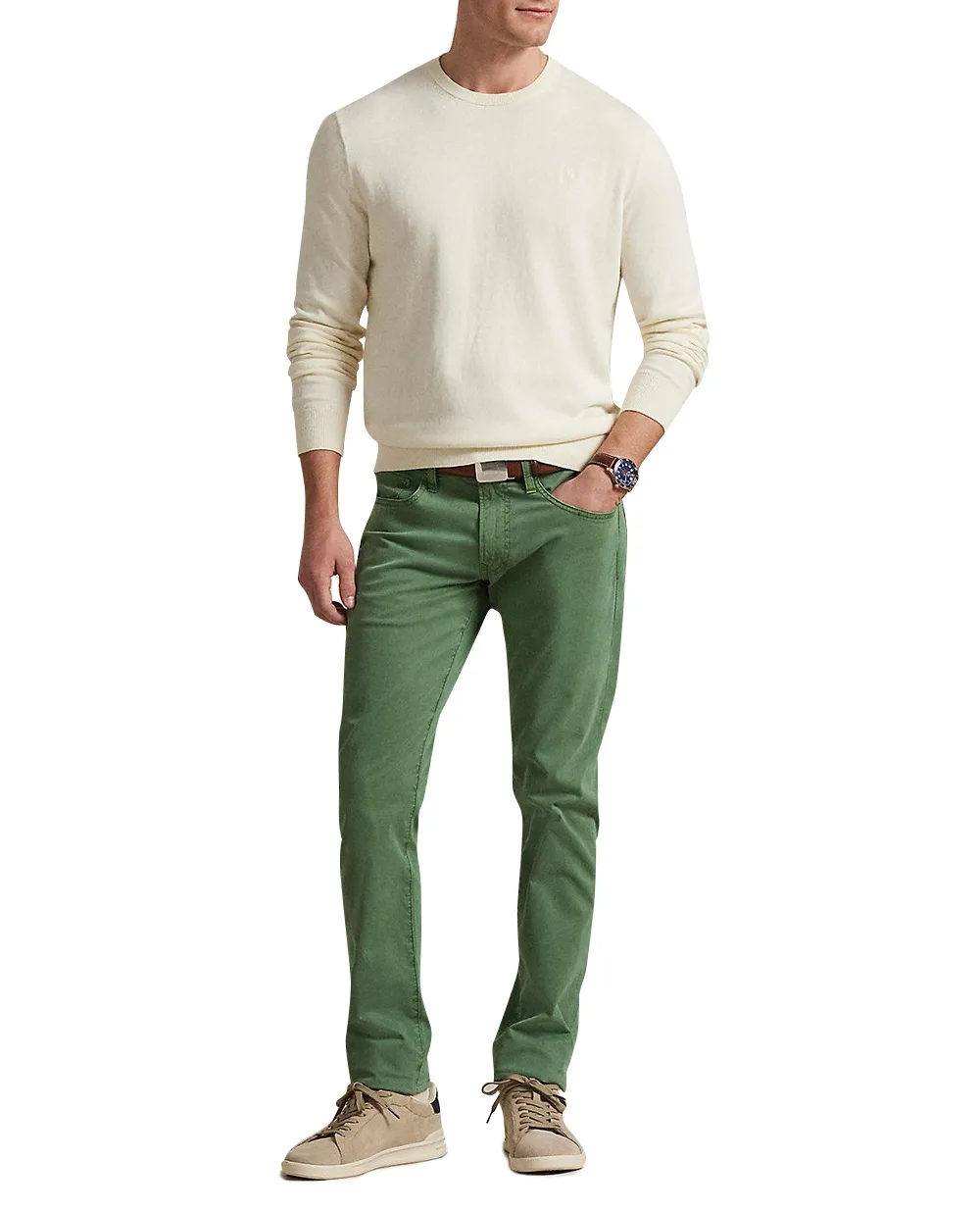 Пуловер Polo Ralph Lauren 710973589005, білий колір • Купити в інтернет-магазині Kameron