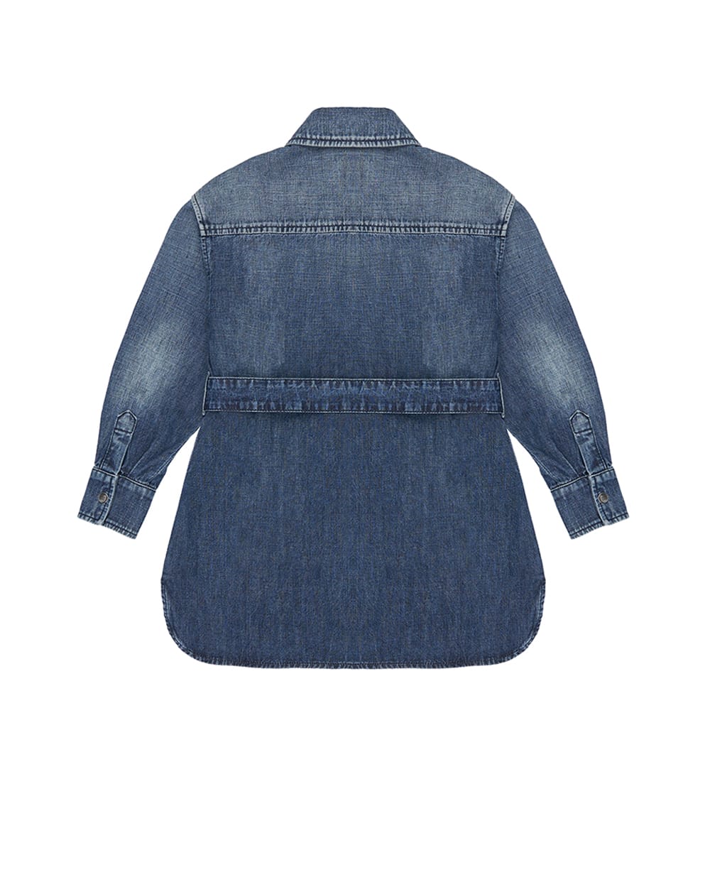 Дитяча сукня з деніму Dolce&Gabbana Kids L53DL9-LDE01-S, синій колір • Купити в інтернет-магазині Kameron