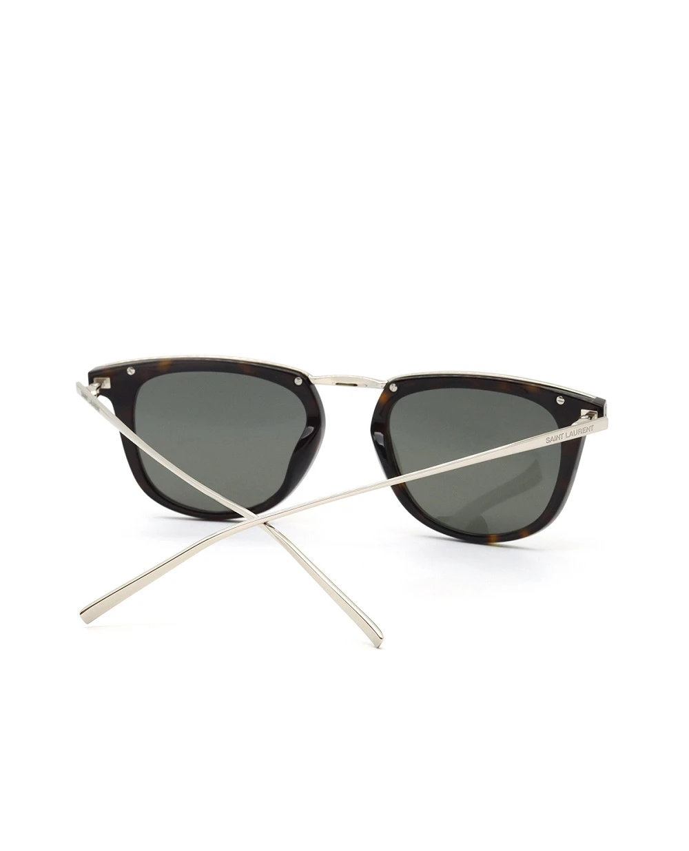 Сонцезахисні окуляри Saint Laurent SL 753-002, срібний колір • Купити в інтернет-магазині Kameron