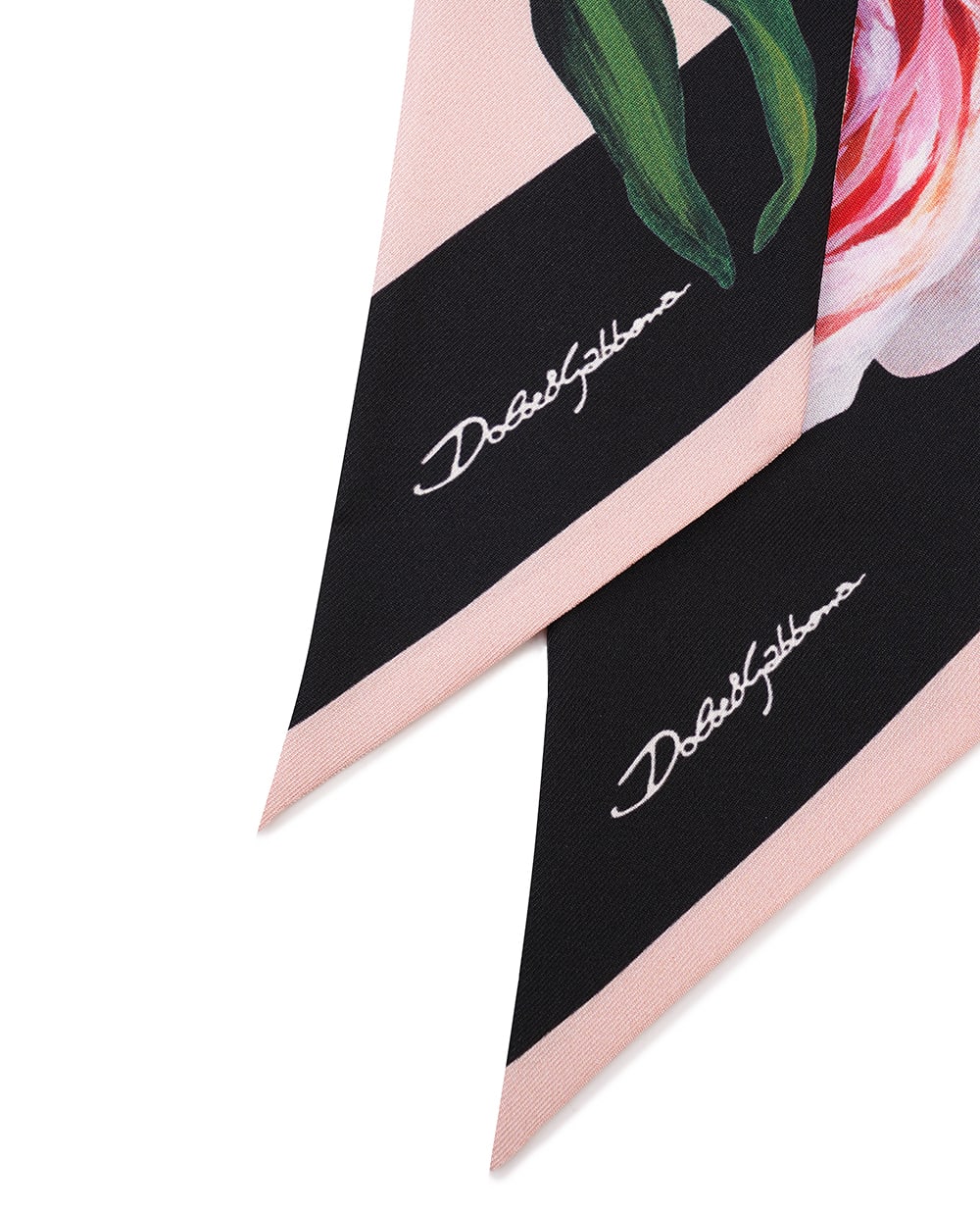 Лента твили Dolce&Gabbana FS215A-GDCUN, розовый цвет • Купить в интернет-магазине Kameron