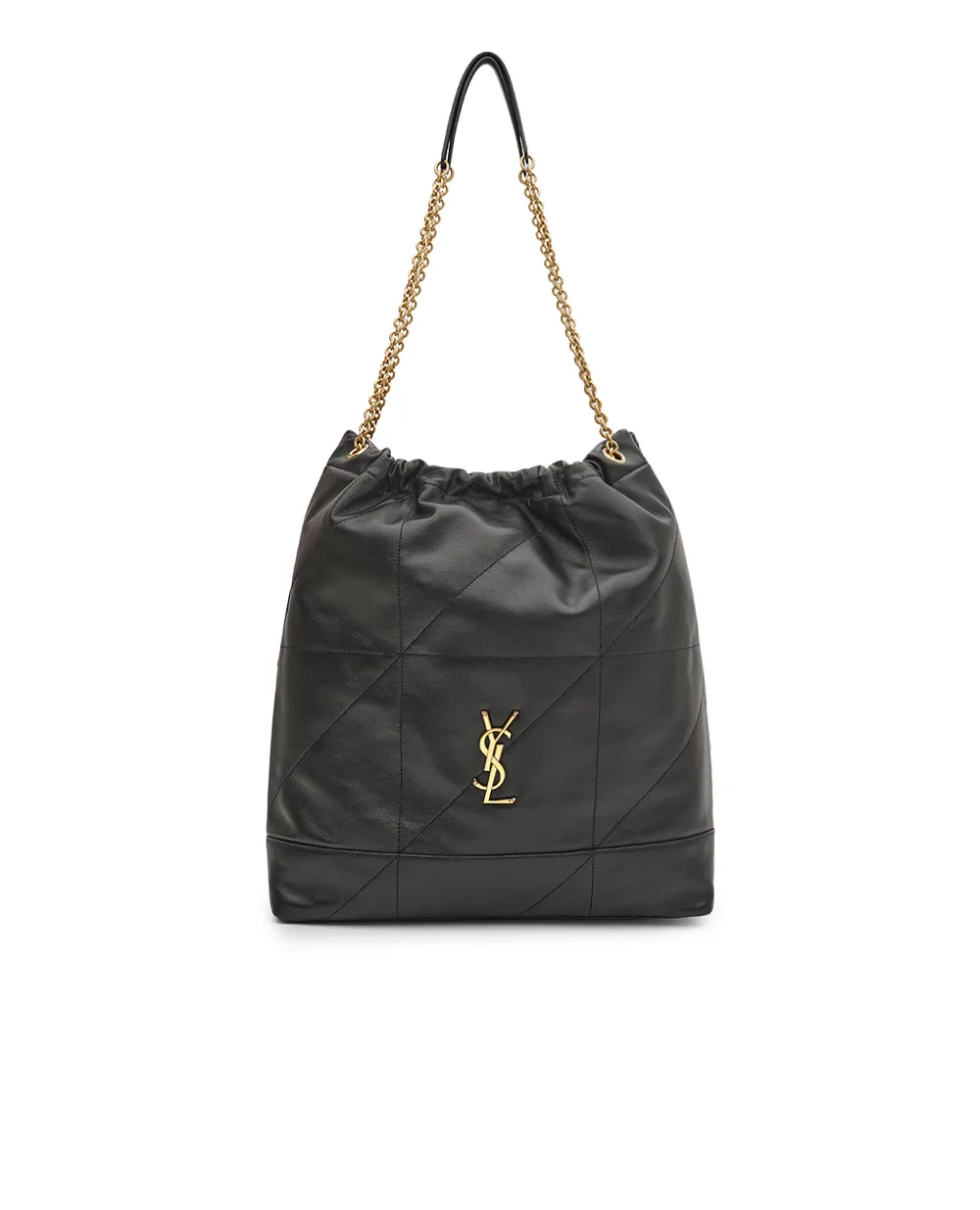 Сумка JAMIE из овечьей кожи Saint Laurent 828350-AAB32, черный цвет • Купить в интернет-магазине Kameron