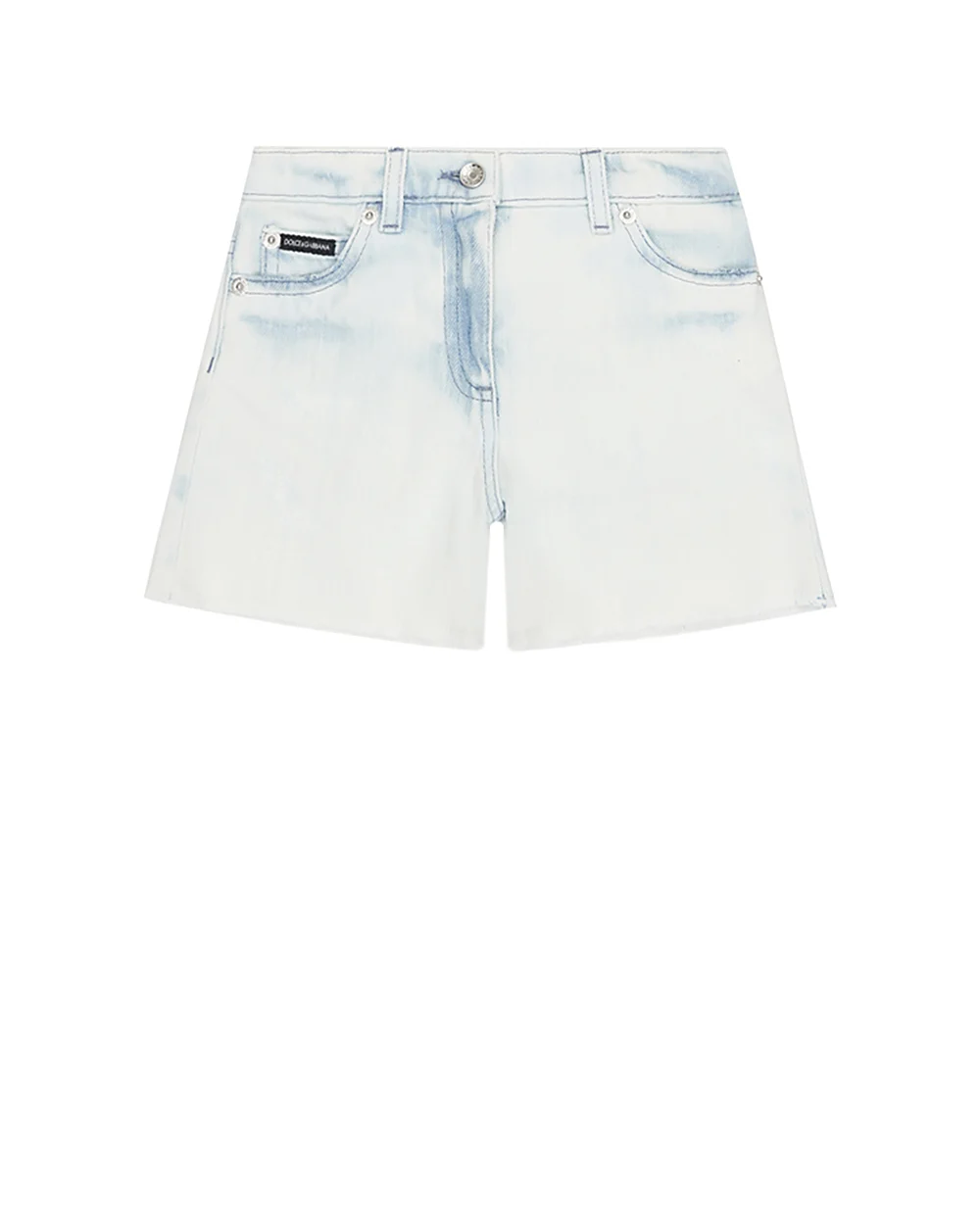 Детские джинсовые шорты Dolce&Gabbana Kids L53Q50-LDD59-S, голубой цвет • Купить в интернет-магазине Kameron