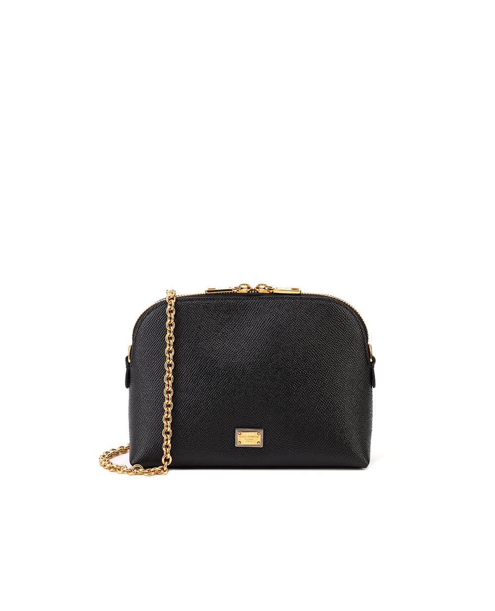 Кожаная сумка Dauphine Dolce&Gabbana BI3353-A5070, черный цвет • Купить в интернет-магазине Kameron