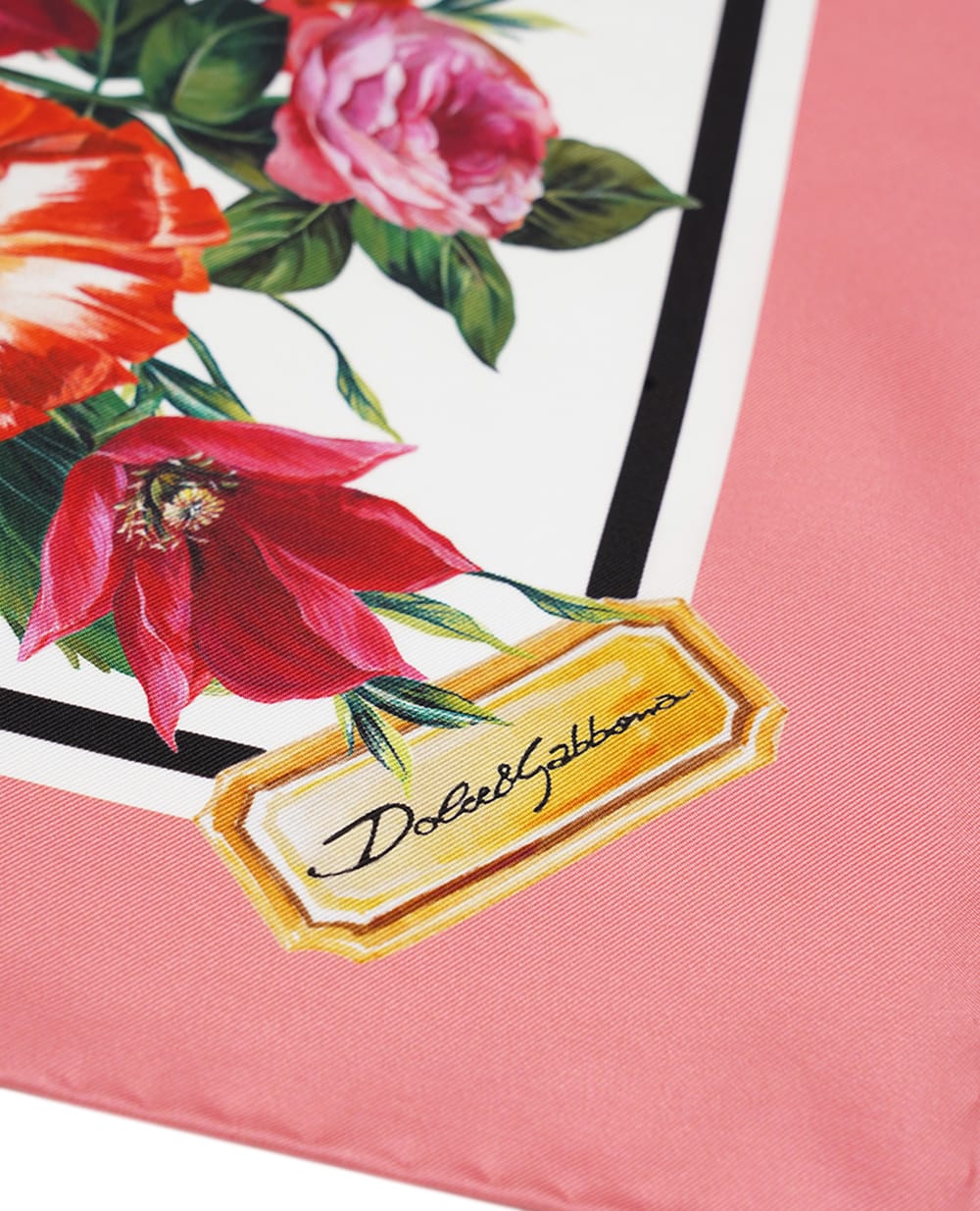 Шелковый платок Dolce&Gabbana FN093R-GDC7A, разноцветный цвет • Купить в интернет-магазине Kameron