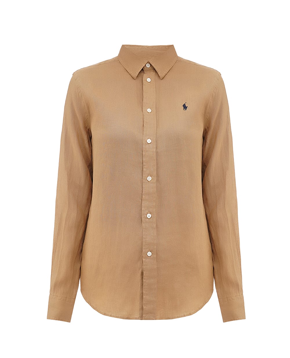 Льняная рубашка Polo Ralph Lauren 211970730005, бежевый цвет • Купить в интернет-магазине Kameron