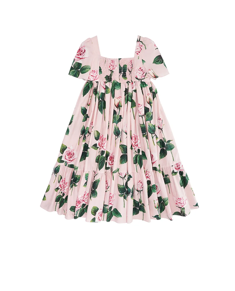 Детское платье Dolce&Gabbana Kids L53DE7-HS5S7-S, розовый цвет • Купить в интернет-магазине Kameron