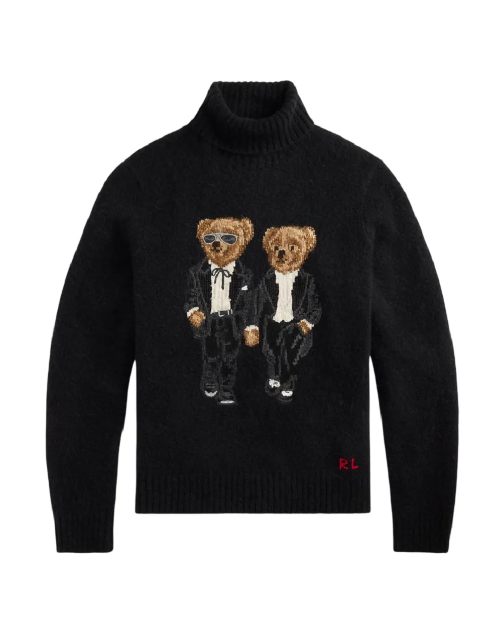 Свитер от Ralph & Ricky из шерсти Polo Ralph Lauren 710982141001, черный цвет • Купить в интернет-магазине Kameron