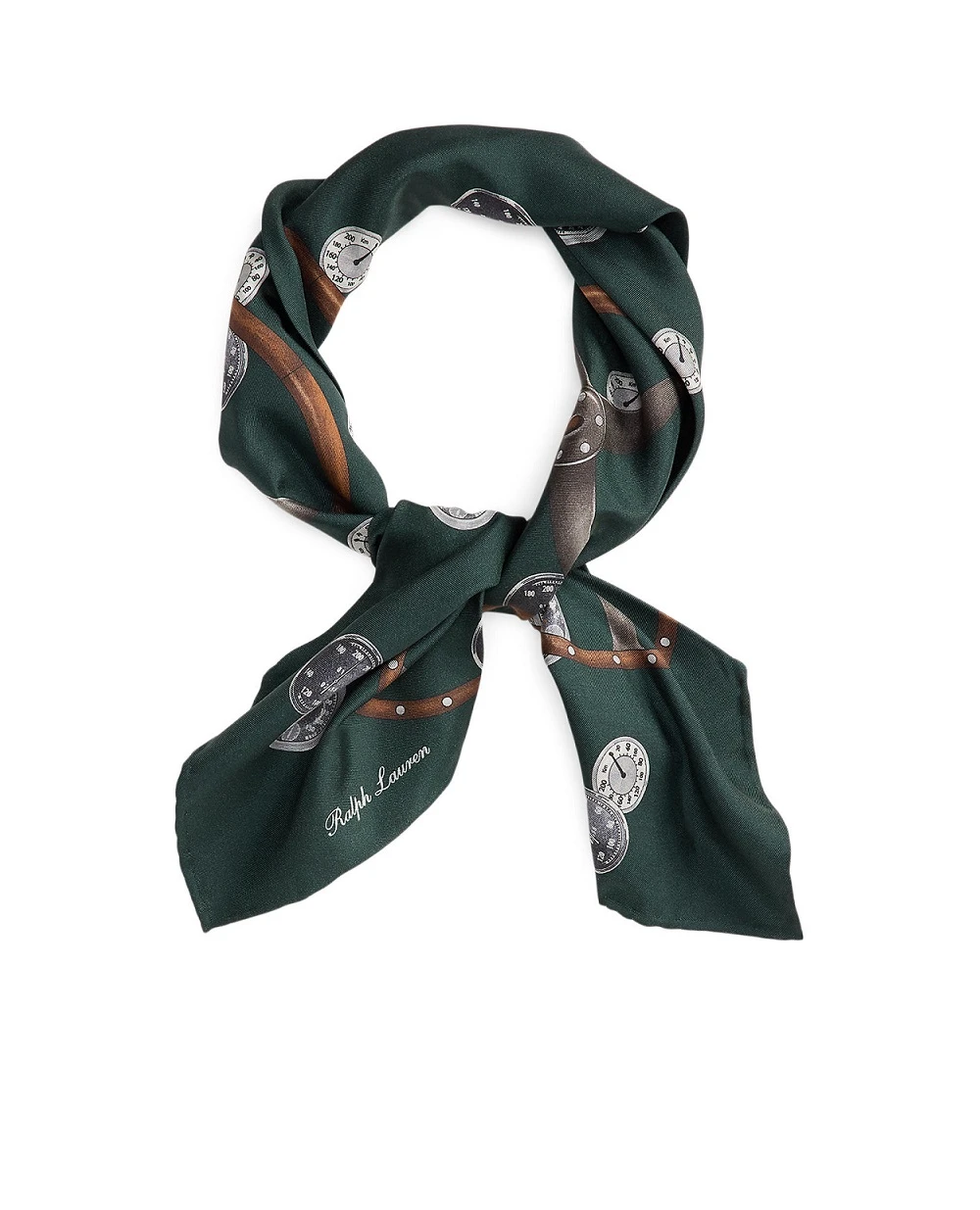 Платок Ralph Lauren Purple Label 791977007001, зеленый цвет • Купить в интернет-магазине Kameron