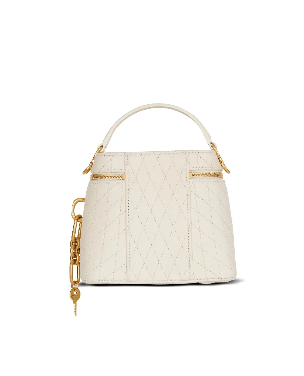 Сумка Pulse Vanity из овечьей кожи Balmain HN1BH004LSW4, айвори цвет • Купить в интернет-магазине Kameron