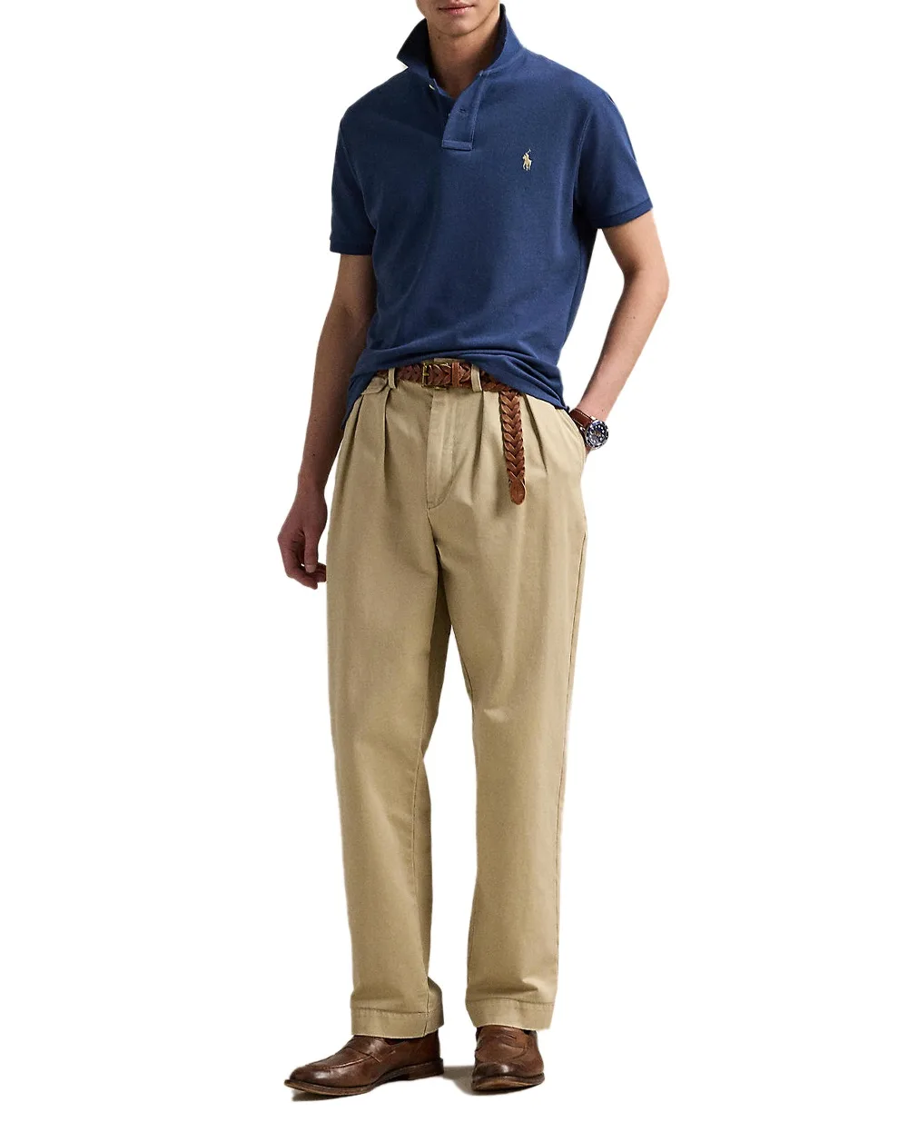Поло Polo Ralph Lauren 710680784433, темно-синий цвет • Купить в интернет-магазине Kameron