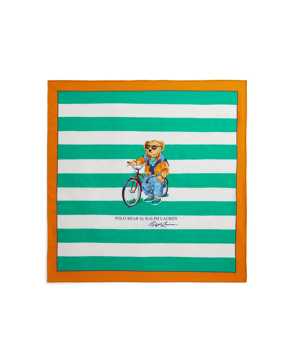 Платок Polo Bear Polo Ralph Lauren 449P11848001, зеленый цвет • Купить в интернет-магазине Kameron