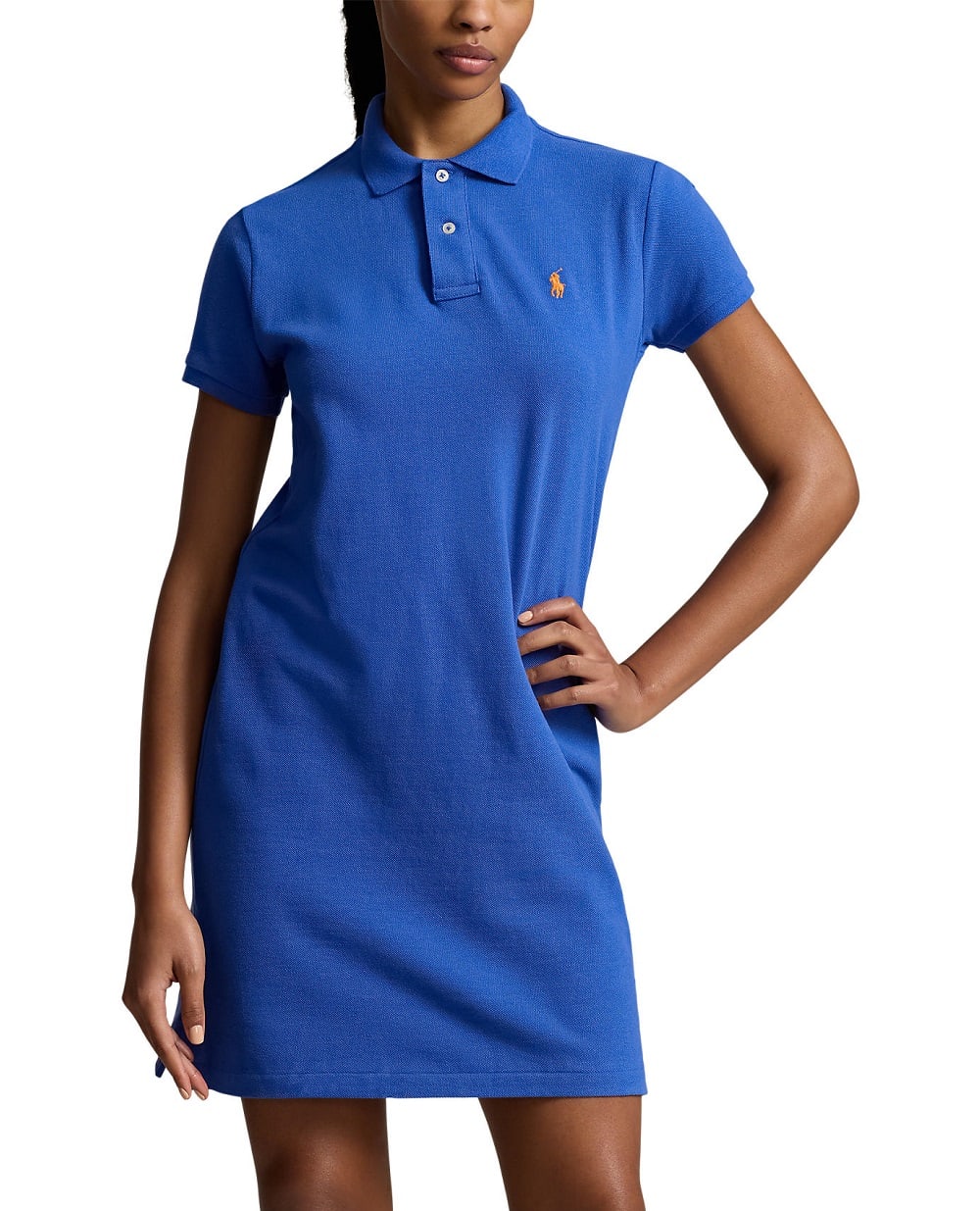 Платье-поло Polo Ralph Lauren 211799490007, синий цвет • Купить в интернет-магазине Kameron