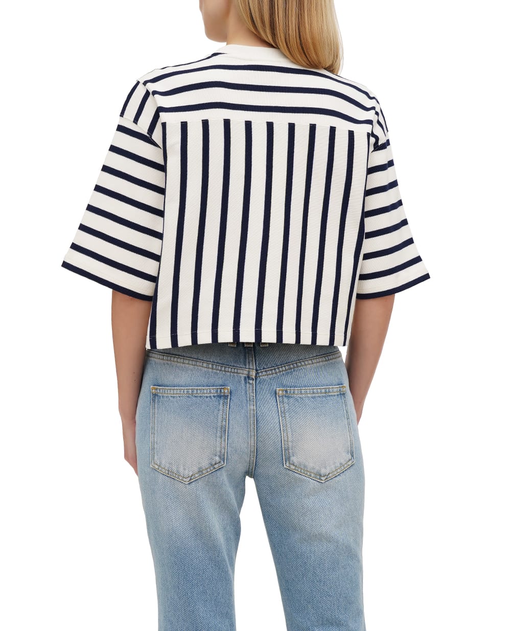 Футболка Balmain EF1EE080BC95, молочный цвет • Купить в интернет-магазине Kameron