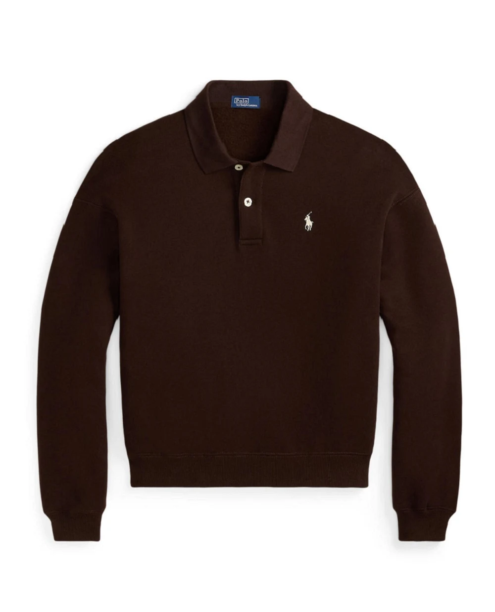 Флисовый пуловер с воротником-поло (костюм) Polo Ralph Lauren 211947966009, коричневый цвет • Купить в интернет-магазине Kameron