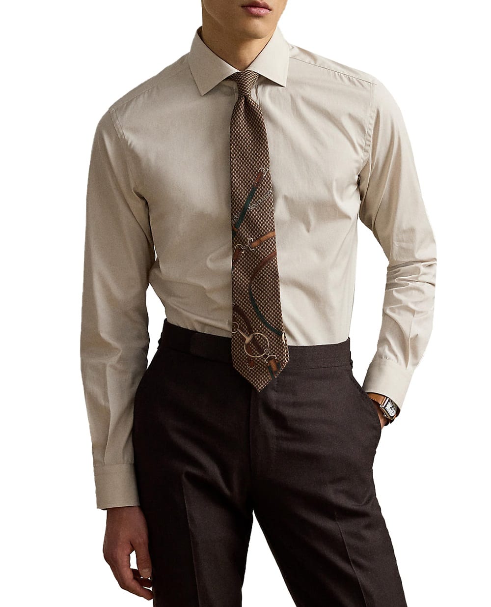 Рубашка Ralph Lauren Purple Label 791952918007, белый цвет • Купить в интернет-магазине Kameron