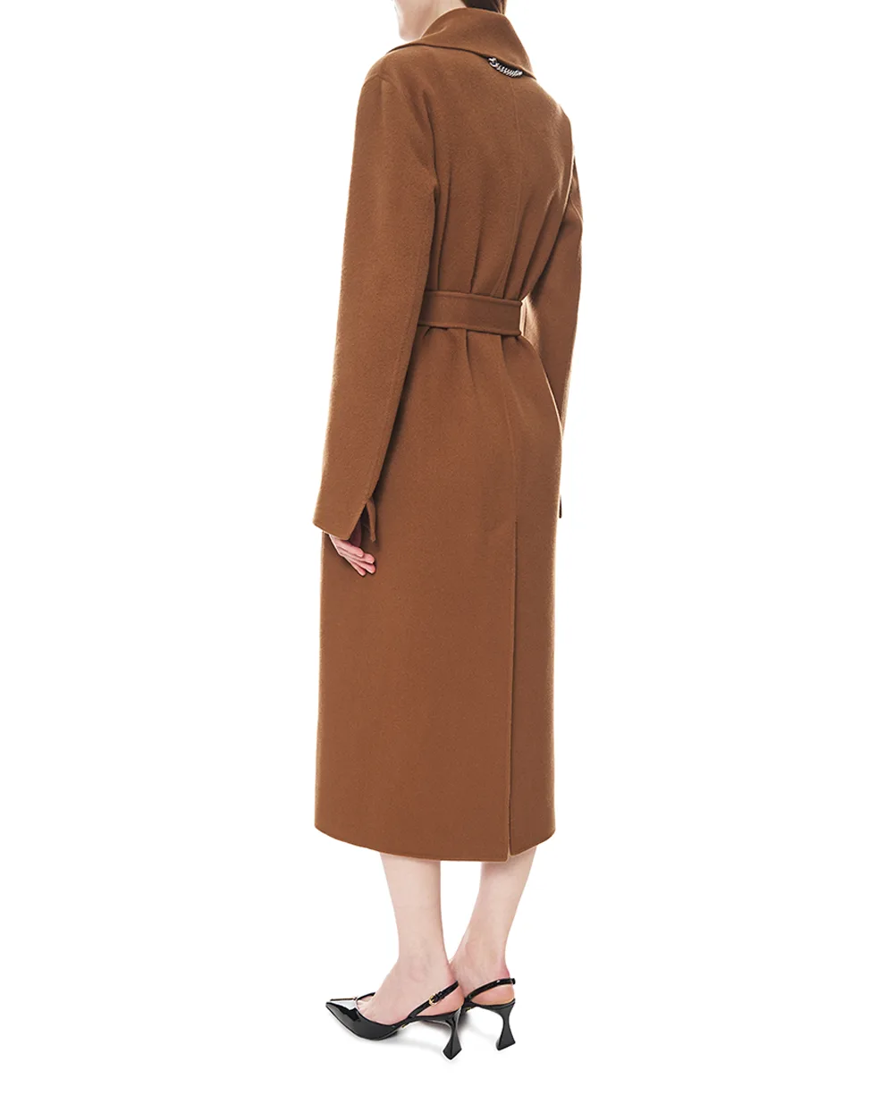 Пальто из шерсти Stella McCartney 6644753GU765, коричневый цвет • Купить в интернет-магазине Kameron