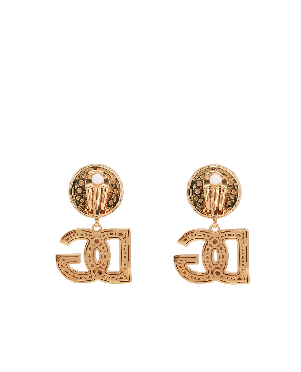 Серьги DG Logo Dolce&Gabbana WEQ6L2-W1111, золотой цвет • Купить в интернет-магазине Kameron