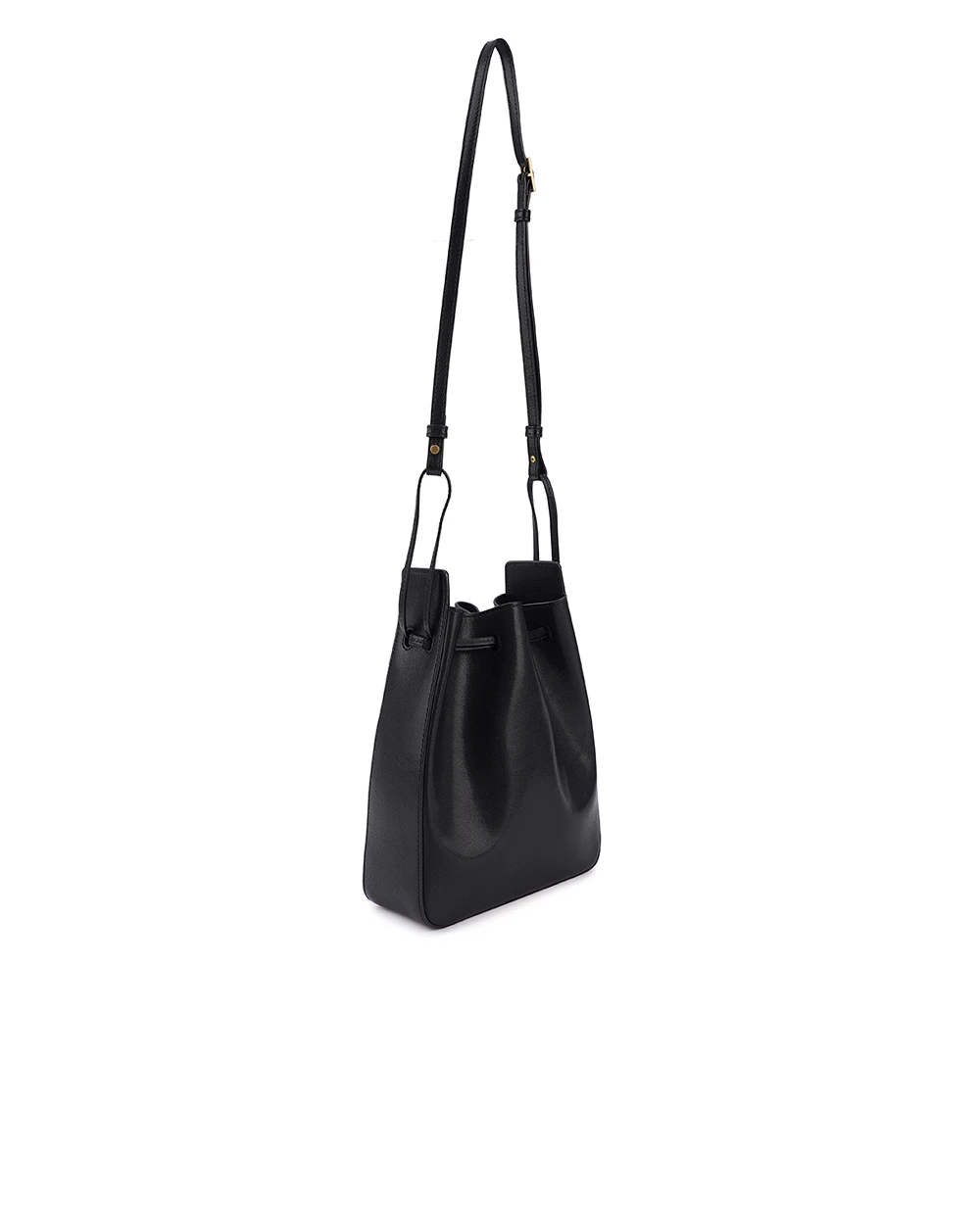 Кожаная сумка Cassandre Saint Laurent 817386-AADUK, черный цвет • Купить в интернет-магазине Kameron