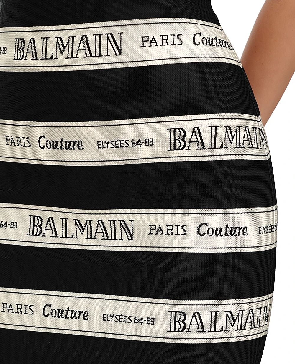 Юбка Balmain EF1LC245JJ95, черный цвет • Купить в интернет-магазине Kameron