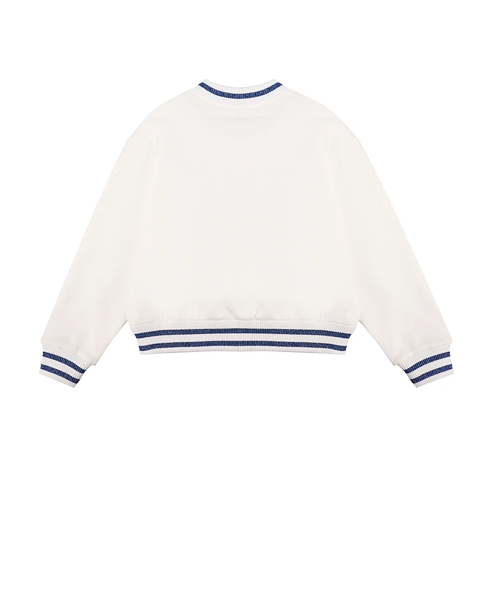 Детский свитшот Dolce&Gabbana Kids L5JWBE-G7OJ2-S, молочный цвет • Купить в интернет-магазине Kameron