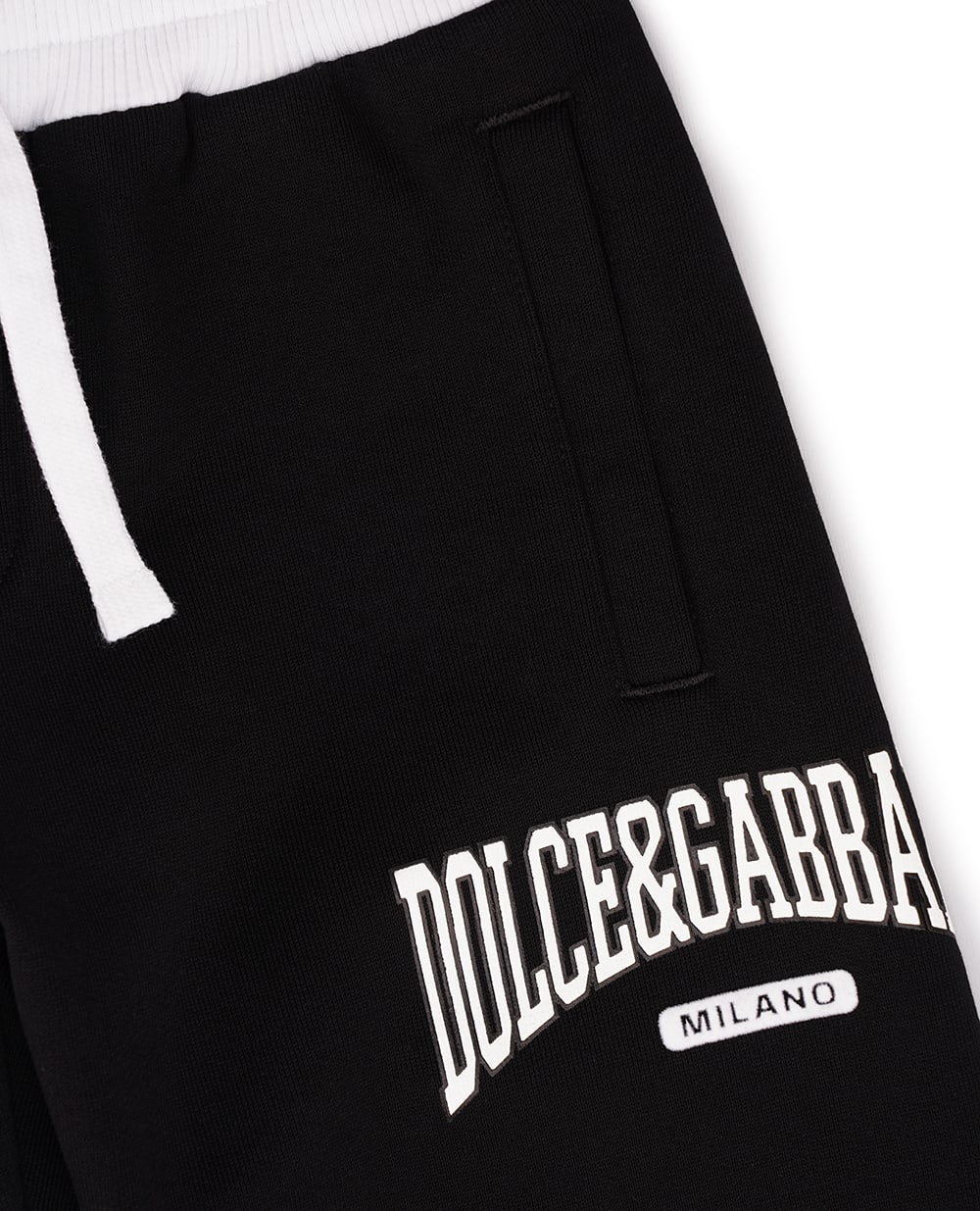 Детские спортивные брюки (костюм) Dolce&Gabbana Kids L4JPFE-G7N1J-B, черный цвет • Купить в интернет-магазине Kameron