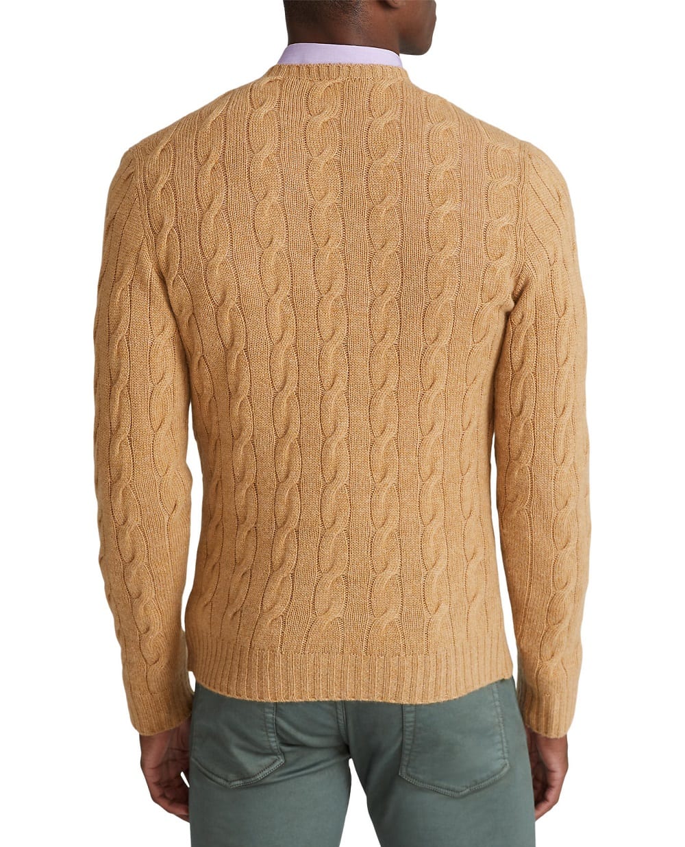 Свитер из кашемира Ralph Lauren Purple Label 790965739007, бежевый цвет • Купить в интернет-магазине Kameron