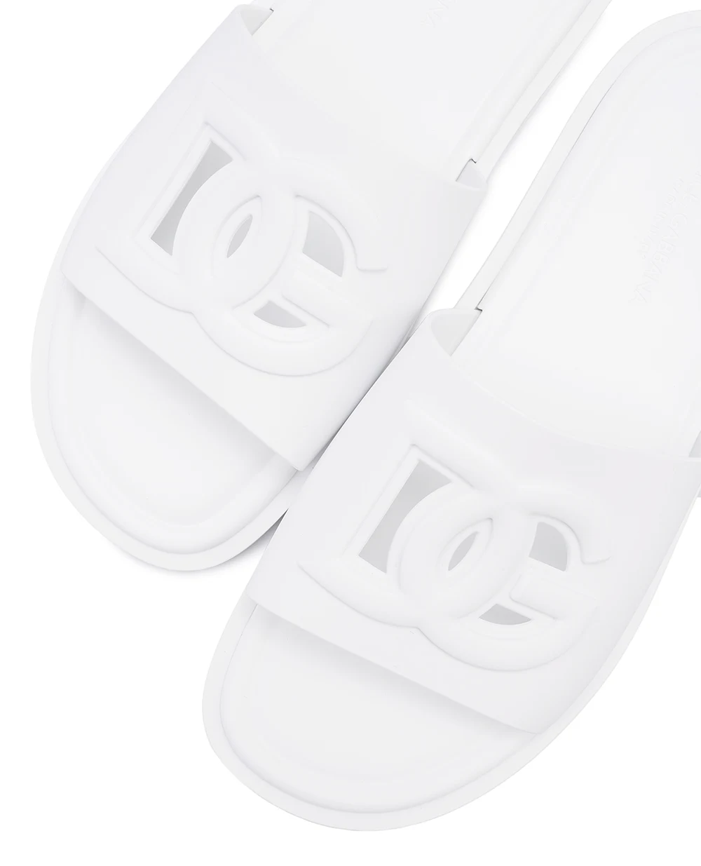 Слайдери Dolce&Gabbana CS2215-AN994, білий колір • Купити в інтернет-магазині Kameron