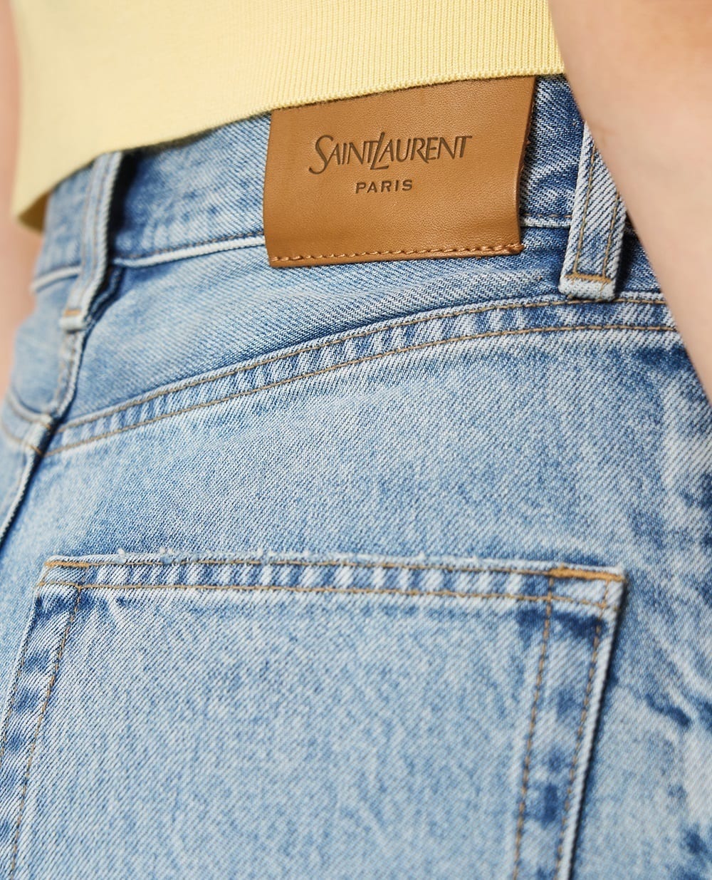 Джинси Saint Laurent 813269-Y35AQ, світло-синій колір • Купити в інтернет-магазині Kameron