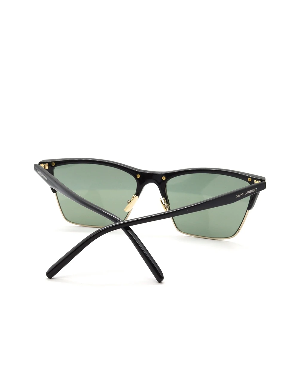 Солнцезащитные очки Saint Laurent SL 767-001, зеленый цвет • Купить в интернет-магазине Kameron