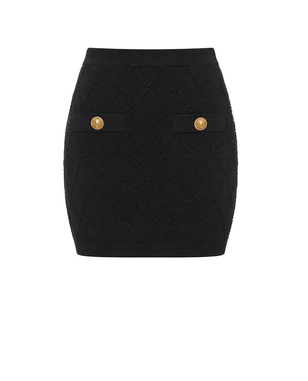 Юбка Balmain HF1LB015KK20, черный цвет • Купить в интернет-магазине Kameron