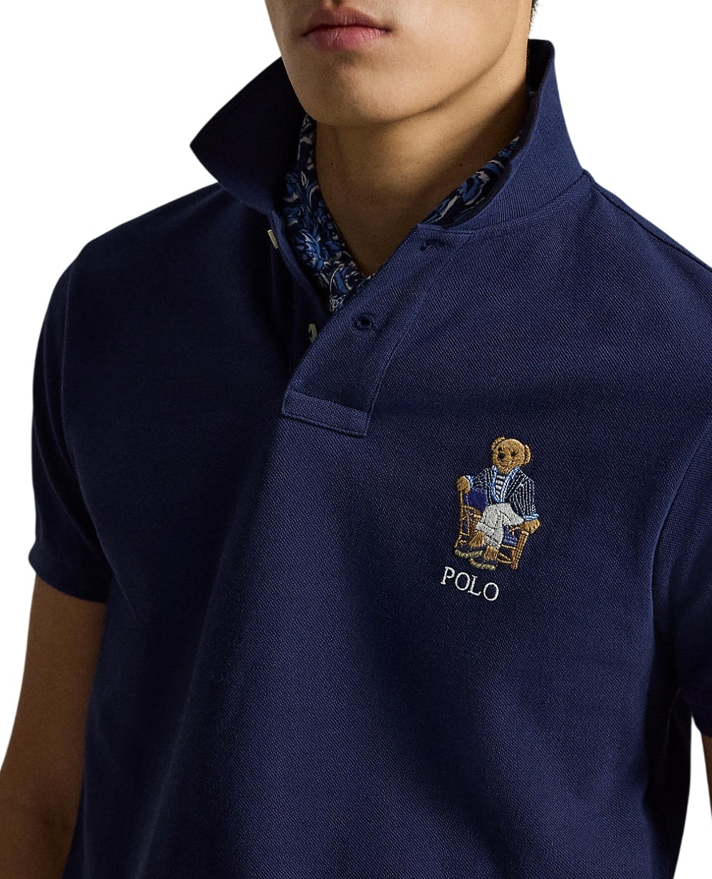 Поло Polo Bear Polo Ralph Lauren 710B18546001, темно-синій колір • Купити в інтернет-магазині Kameron