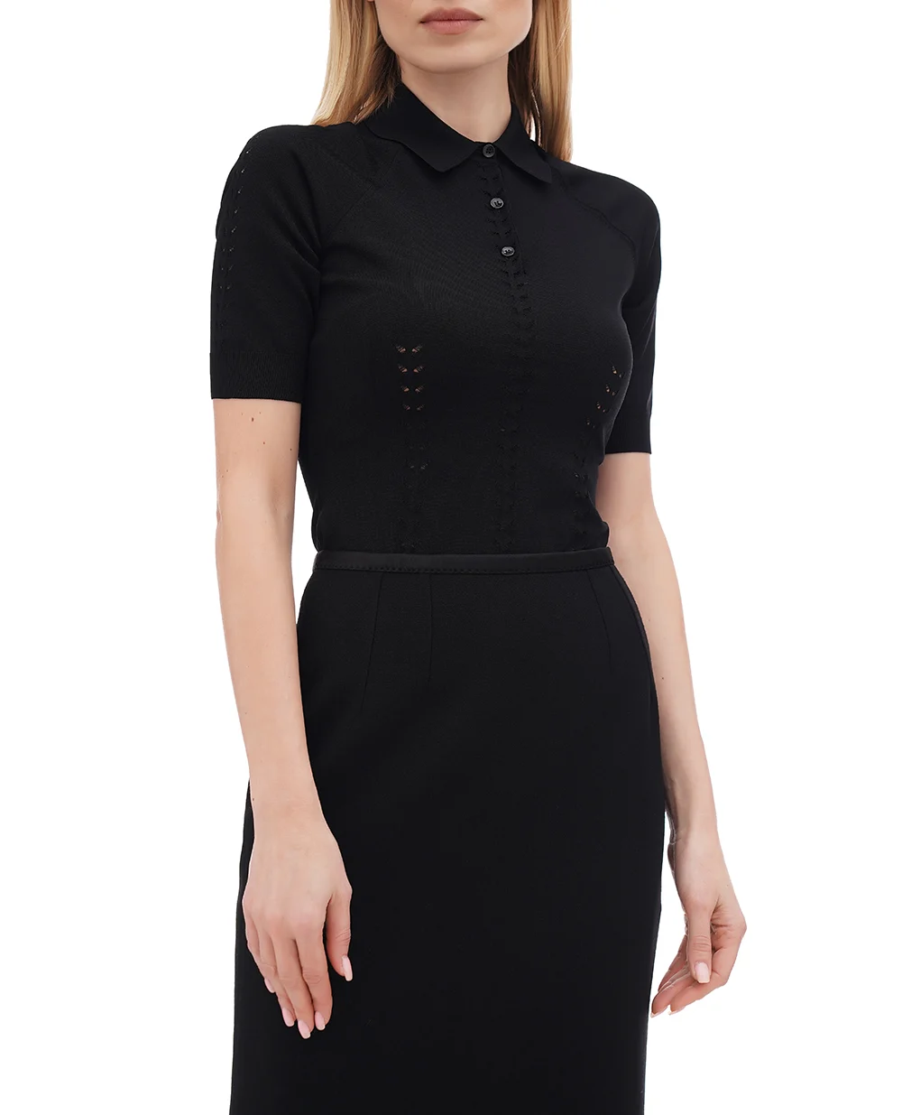 Поло Dolce&Gabbana FXZ23T-JAIRM, черный цвет • Купить в интернет-магазине Kameron
