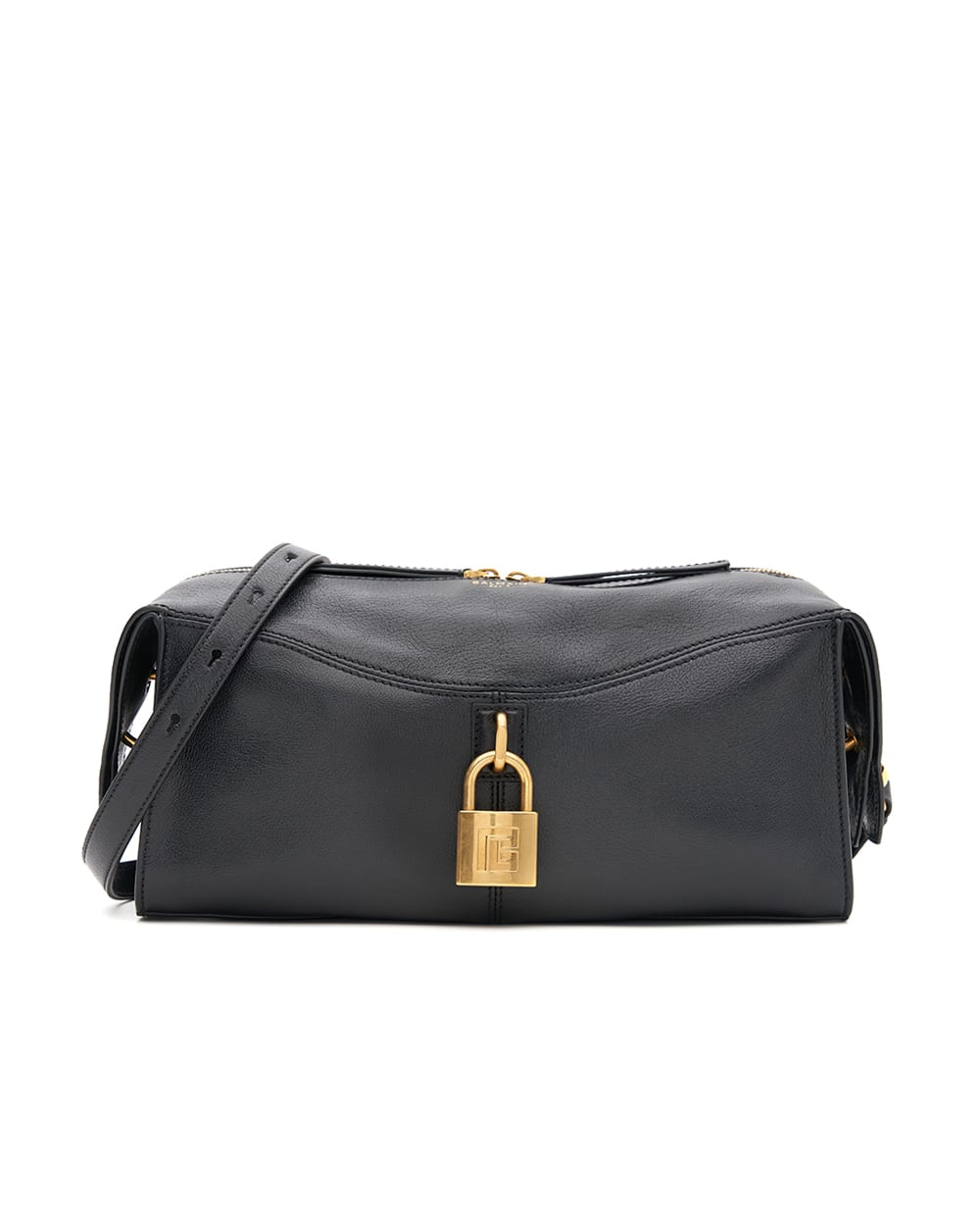 Сумка Pulse из телячьей кожи Balmain GN1HH038LOLP, черный цвет • Купить в интернет-магазине Kameron