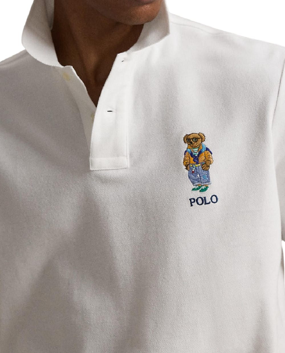 Поло Polo Bear Polo Ralph Lauren 710B16617001, білий колір • Купити в інтернет-магазині Kameron