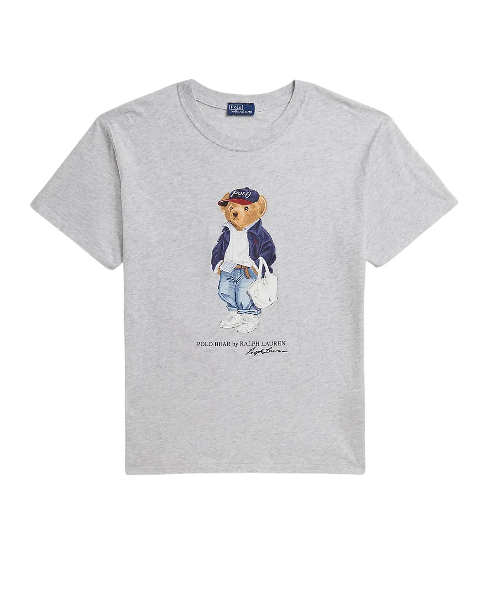 Футболка Polo Bear Polo Ralph Lauren 211A96261001, серый цвет • Купить в интернет-магазине Kameron