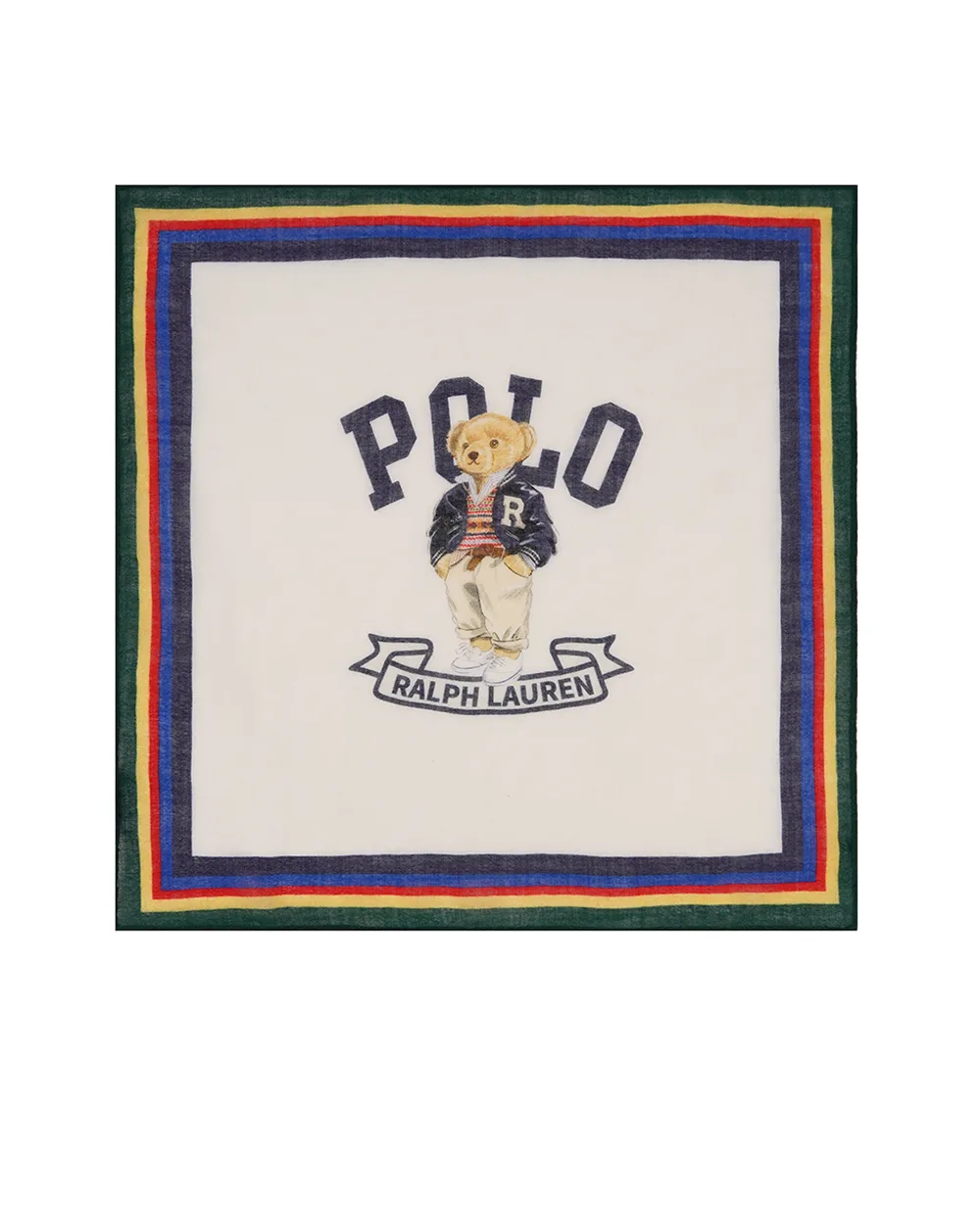 Платок Polo Bear Polo Ralph Lauren 455954345001, разноцветный цвет • Купить в интернет-магазине Kameron