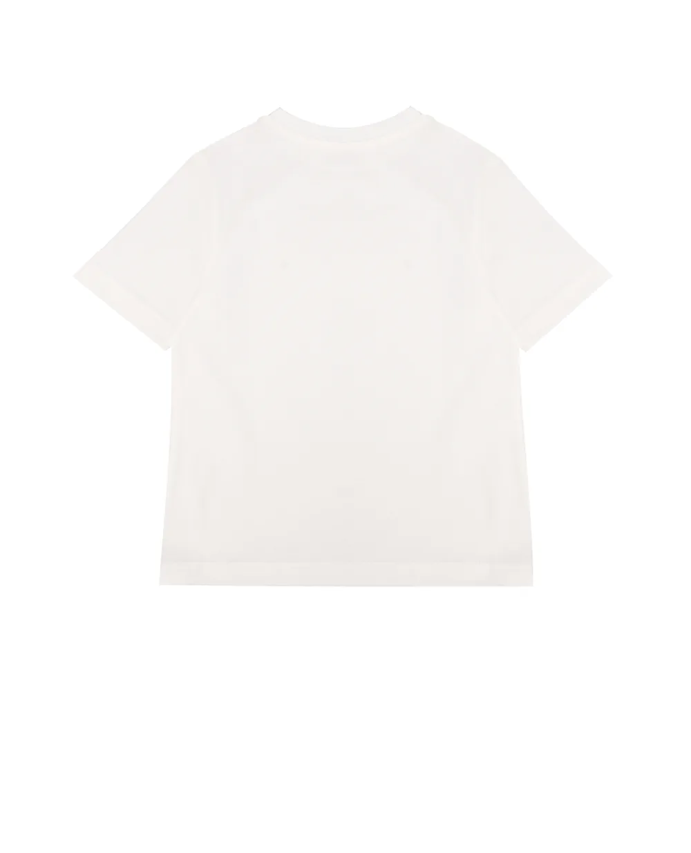 Детская футболка Dolce&Gabbana Kids L4JTHU-G7O7V-S, белый цвет • Купить в интернет-магазине Kameron