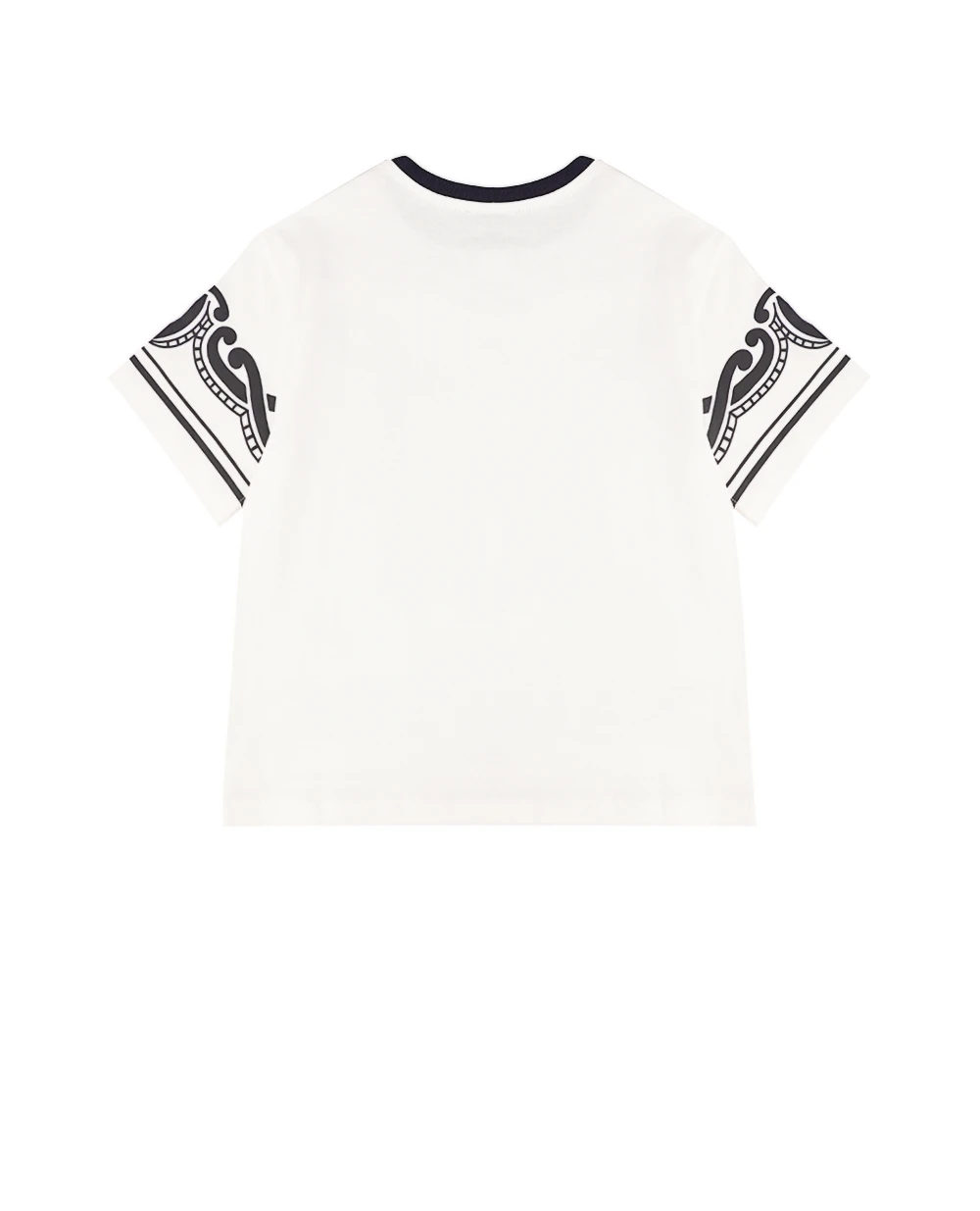 Детская футболка Dolce&Gabbana Kids L4JTHV-G7OK3-S, белый цвет • Купить в интернет-магазине Kameron