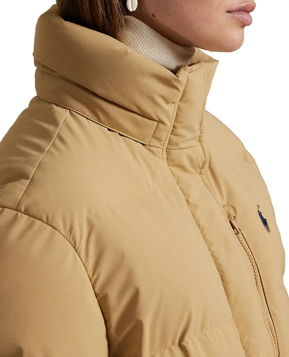 Пуховик Polo Ralph Lauren 211971190001, бежевый цвет • Купить в интернет-магазине Kameron